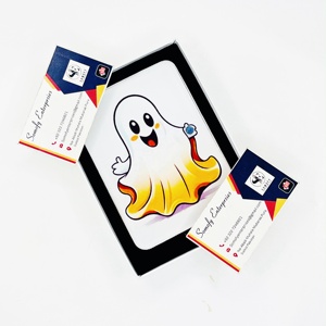 Boîte à cils Somofy Enterprises, emballage rectangulaire en carton, design fantôme d'Halloween, outil de beauté - Product Image 2