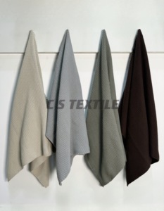 100% Fairtrade coton biologique à séchage rapide antimicrobien hypoallergénique solide tricoté Rectangle serviette de cuisine Premium écologique - Product Image 5
