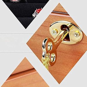 กล่องไม้หัตถกรรมเครื่องประดับขนาดเล็กแบบพกพากล่องเก็บเครื่องประดับโจรสลัดเคสที่ใส่สมบัติวินเทจของตกแต่งหน้าอก - Product Image 4