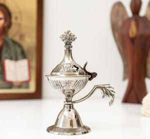 Quemador de incienso de latón puro de alta calidad tallado a mano, incensario personalizado OEM ODM y difusor de fragancia - Product Image 4