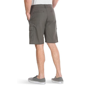 Pantalones cortos Cargo abotonados informales para hombre de corte clásico, duraderos, de alta calidad, 100% algodón, patrón sólido con bolsillos laterales y traseros - Product Image 2