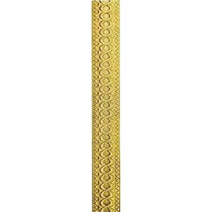 Custom <b>Gold</b> Decorative Woven Braid Trim Jacquard <b>Ribbon</b> for Uniform Garment Costume and Apparel Decoration - Product Image 1