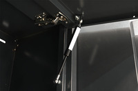 Banc de travail d'atelier en acier SPCC industriel de 3300 mm avec tiroirs verrouillables et panneau perforé, personnalisable OEM ODM