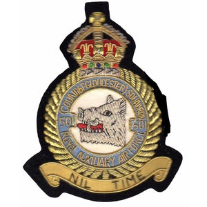 Custom Made Embroidered RAF Royal Lapel <b>Badge</b> with Hand Embroidery 3D Design Fabric Canvas Material - Product Image 6