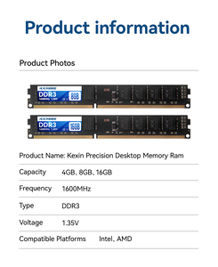 <span class=keywords><strong>DDR3</strong></span> <span class=keywords><strong>Desktop</strong></span> RAM 1600MHz 1,5 V <span class=keywords><strong>Memory</strong></span> Stick 2GB 4GB 8GB Módulo de alto rendimiento para actualización de PC - Product Image 6