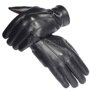 Gants en cuir de qualité supérieure coupe confortable gants en cuir de conception respirante pour la conduite de moto et l'utilisation quotidienne - Product Image 6