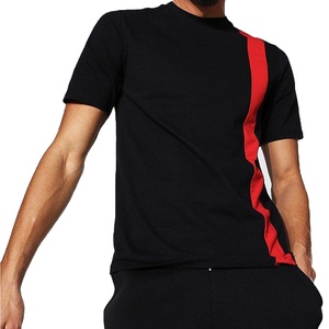 Ensemble t-shirt et short décontractés pour homme, vêtements de sport en coton, tenue de sport deux pièces, tenue de course légère - Product Image 3