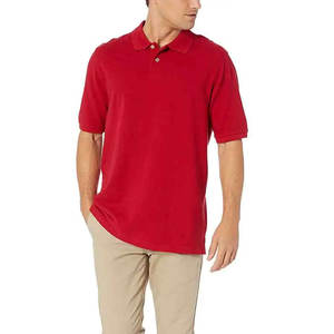 Personalizado bordado impresión Logo dolor 100% algodón o poliéster para hombre uniforme Golf Polo camisas personalizar Color Polo camisa - Product Image 2
