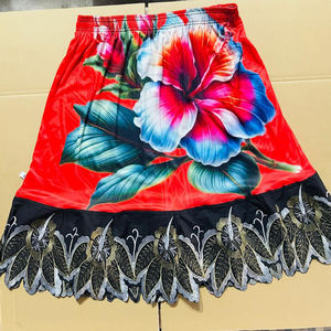 Dernier modèle Jupes amples taille haute de haute qualité en coton pour femmes Jupes hawaïennes insulaires décontractées pour femmes au tarif de gros - Product Image 1