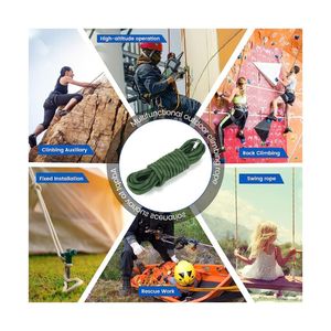 Corde de sécurité tressée utilitaire polyvalente fabriquée au Vietnam pour le camping et la construction Matériau HDPE Nylon PP - Product Image 4