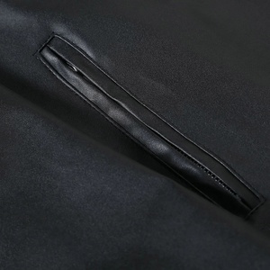 Service OEM Vente en Gros Veste d'Hiver en Cuir pour Homme - Col Montant Logo Avant Écologique Coupe-Vent Respirant Couleurs Personnalisables - Product Image 5