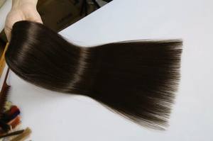Extensiones de cabello humano vietnamita, mechones de pelo liso de hueso natural, doble estiramiento, moda - Product Image 6