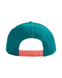 OEM Tùy Chỉnh 5 Bảng Điều Chỉnh Dây Không Thấm Nước Snapback Hat Thêu Polyester Golf Gorras Laser Cắt Lỗ Snapback Cap Hiệu Suất Cap - Product Image 3