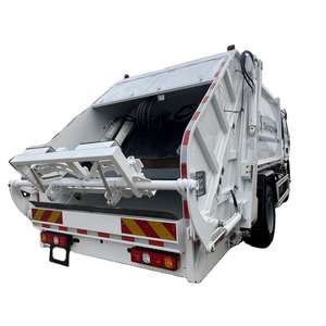 4 2 Rear Loader Garbage <b>Compactor</b> Truck Manual Diesel Refuse Truck with Trash <b>Bin</b> Euro 4 Emission USA Market Option - Product Image 4