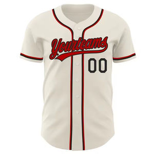 Dernière conception de maillot de baseball pour hommes à bas prix maillot de baseball à sublimation de couleur unie taille personnalisée avec service OEM - Product Image 2
