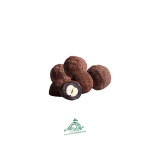 Top price dark chocolate almond truffle with cocoa made in italy ready to sell for b2b or b2c in 5 kg