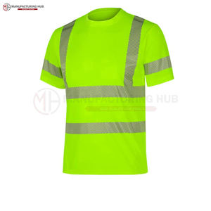 Offre Spéciale haute visibilité vêtements de travail T-shirts Construction vêtements de travail réfléchissants T-shirts prix de vente entier vêtements de travail T-shirts - Product Image 3