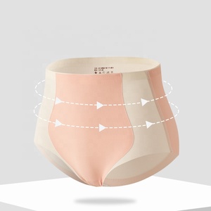 Braguitas de algodón sin costuras de corte alto para posparto, al por mayor, personalizadas, de talle medio, moldeadoras de abdomen y levanta glúteos para mujer - Product Image 5