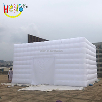 Tente gonflable de jardin, grande tente de fête de location, grande Structure de chambre de tente gonflable de fête Mobile avec belle