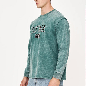 Venta al por mayor Vintage Streetwear camiseta | Camiseta de gran tamaño impresa personalizada | Fabricante de camisetas de moda casual OEM - Product Image 5