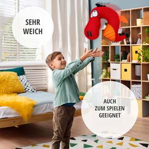 Almohada de Viaje Portátil con Diseño de Dragón, Rellena de Espuma Viscoelástica Suave, con Logotipo Personalizado - Product Image 1