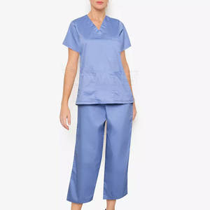 ชุดยูนิฟอร์มพยาบาลผู้หญิงคุณภาพสูง ระบายอากาศได้ดี ปี 2024 ขายส่ง ผ้าฝ้าย 100% รับสั่งทำโลโก้ ผ้าทอ เสื้อผ้าสำหรับบุคลากรทางการแพทย์ - Product Image 4