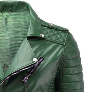 Vente chaude Conception Haute Demande Stand Colar VIntage Style En Cuir Véritable Coupe-Vent Respirant Manches Veste En Cuir Pour Hommes - Product Image 5