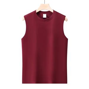 Camiseta Deportiva Personalizada al por Mayor para Hombre, Camiseta sin Mangas Transpirable y Suave para Entrenamiento y Deportes Casuales - Product Image 5