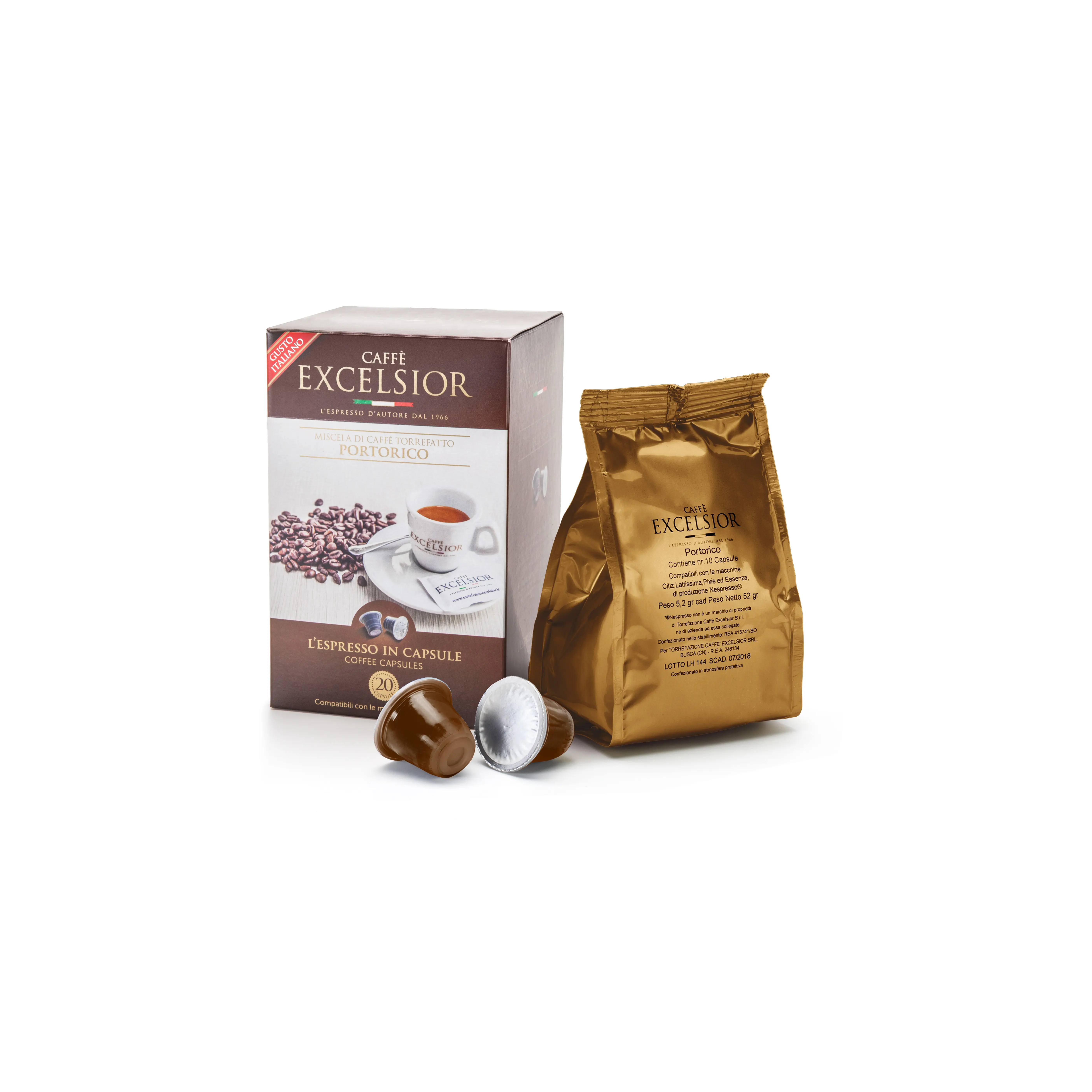 Premium medio caffè arrosto Made in Italy capsule nespresso compatibile 100% Arabica dolce gusto Portorico