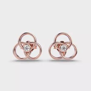 Pendientes de diamantes para mujer más vendidos, perfectos para bodas, festivales y ocasiones especiales, colección de joyería fina de lujo - Product Image 4