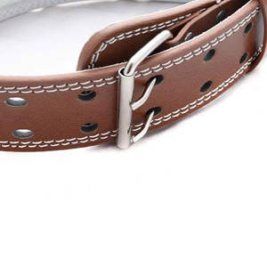 เข็มขัดหนังสำหรับยกน้ำหนักสำหรับทุกเพศเข็มขัดหนังสำหรับยกน้ำหนักโลโก้ออกแบบได้ตามต้องการ - Product Image 4