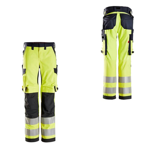 Pantalones de Seguridad para Hombre, Tela Resistente, Cintura Ajustable, Rodillas Reforzadas, Múltiples Bolsillos, Perfectos para la Construcción Industrial - Product Image 3