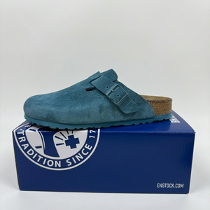 Mules orthopédiques en daim avec soutien de la voûte plantaire, semelle en liège, boucle réglable, style allemand, pantoufles pour hommes et femmes, personnalisables OEM/ODM - Product Image 1