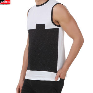 Ropa de entrenamiento de temporada de verano estirable para hombres, ropa deportiva, camiseta sin mangas de mejor diseño para hombres, camiseta sin mangas transpirable de tendencia - Product Image 2