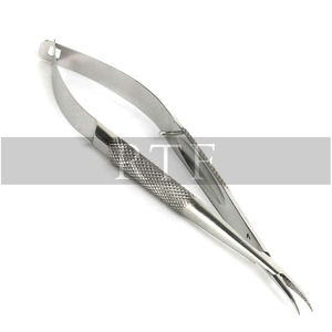 Porte-aiguille Barraquer léger avec poignée ronde sans serrure Base d'instrument chirurgical - Product Image 3