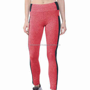 Mallas de Yoga transpirables de último estilo para mujer, ropa de gimnasio de secado rápido, pantalones de Yoga informales de cintura media, precio fabricado en Pakistán - Product Image 3