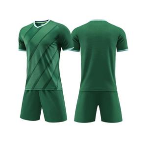 Conjunto de Camiseta de Fútbol de Manga Corta para Hombre de Alta Calidad, Uniforme de Fútbol para Adultos, Camiseta de Fútbol Azul para Niño, Diseño y Logotipo Personalizados - Product Image 1