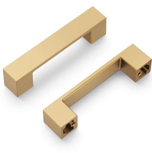 Tirador de cajón de aluminio dorado para el hogar, cocina, muebles de oficina, hardware, puerta, cajón, armario, manija de armario 2024 - Product Image 5