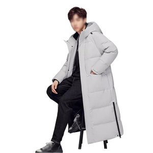 Veste d'hiver personnalisée pour hommes col montant imperméable bouffant à bulles épaisses streetwear chaud avec fermeture à glissière manteaux grande taille - Product Image 3