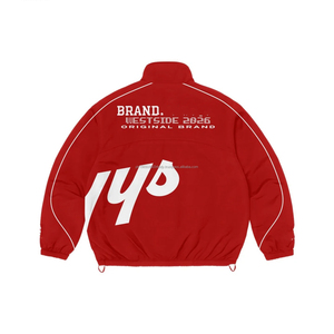 ชุดเซ็ตแจ็คเก็ตและกางเกงขาสั้นแบบสตรีทแวร์ลายปะติดปะต่อ  ผ้าบาง  สองชิ้น  ซิปหน้า  ไนลอน โพลีเอสเตอร์  สำหรับผู้ชาย  กันลม - Product Image 4