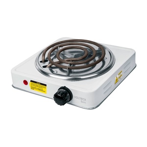 Grill électrique simple Volteck Basic 1500W en acier inoxydable, plaque de cuisson portable d'extérieur avec contrôle de température à 5 niveaux et Sm - Product Image 3