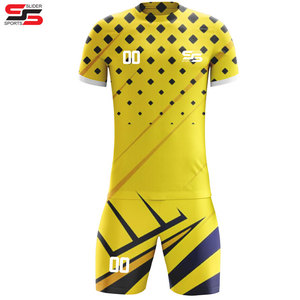 Hommes et femmes OEM maillot de football de haute qualité personnalisé nouveau design maillot de football uniformes deux pièces ensemble vêtements de sport - Product Image 6