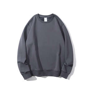 Alta calidad Streetwear estilo Color sólido hombres pulóver sudadera invierno térmico cálido Venta caliente manga larga hombres sudadera - Product Image 1