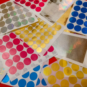 สติกเกอร์ฉลากอลูมิเนียมฟอยล์แบบกำหนดเองขายดีที่สุด หลายสี พิมพ์โฮโลแกรมแบบติดเอง สำหรับบรรจุภัณฑ์ รุ่นดิจิเทค P19 - Product Image 1