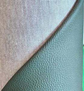 Tissu d'ameublement en microfibre de qualité supérieure, simili cuir synthétique PU pour canapés et fauteuils - Product Image 1