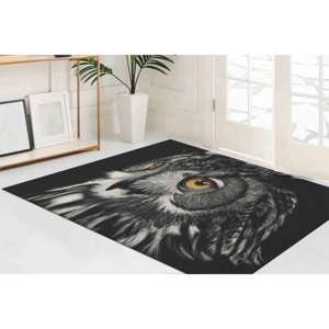 Alfombra con Estampado de Búho: Alfombra Antideslizante, Alfombra Suave No Tejida - Product Image 5