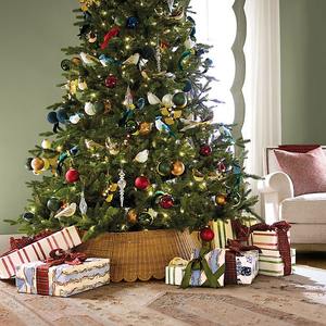 Wholesale <b>Rattan</b> Christmas Tree Collar Handwoven Wicker Tree Skirt Natural Xmas Tree Base <b>Cover</b> Holiday Decoration - Product Image 3