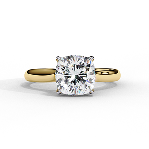 Bague Solitaire Classique en Diamant Taille Coussin 2.65 ct Intemporelle en Or Sterling 14K Réglage Halo Certifié IGI pour Anniversaire de Mariée. - Product Image 1