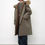 Parka Reversible con 90% Plumón de Pato, Cuello Alto, Capucha Cortavientos, Forro de Mezclilla Impermeable para Invierno, con Líneas Decorativas de Nylon Tejido - Product Image 5