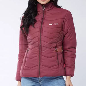 Chaqueta acolchada de Invierno para mujer, ropa de alta calidad, cálida, con cuello levantado, nueva tendencia - Product Image 1